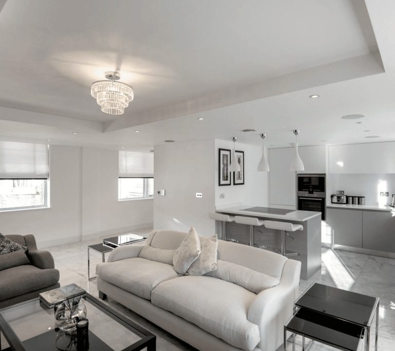 Side View of Living Room at Buckingham Gate, Westminster I