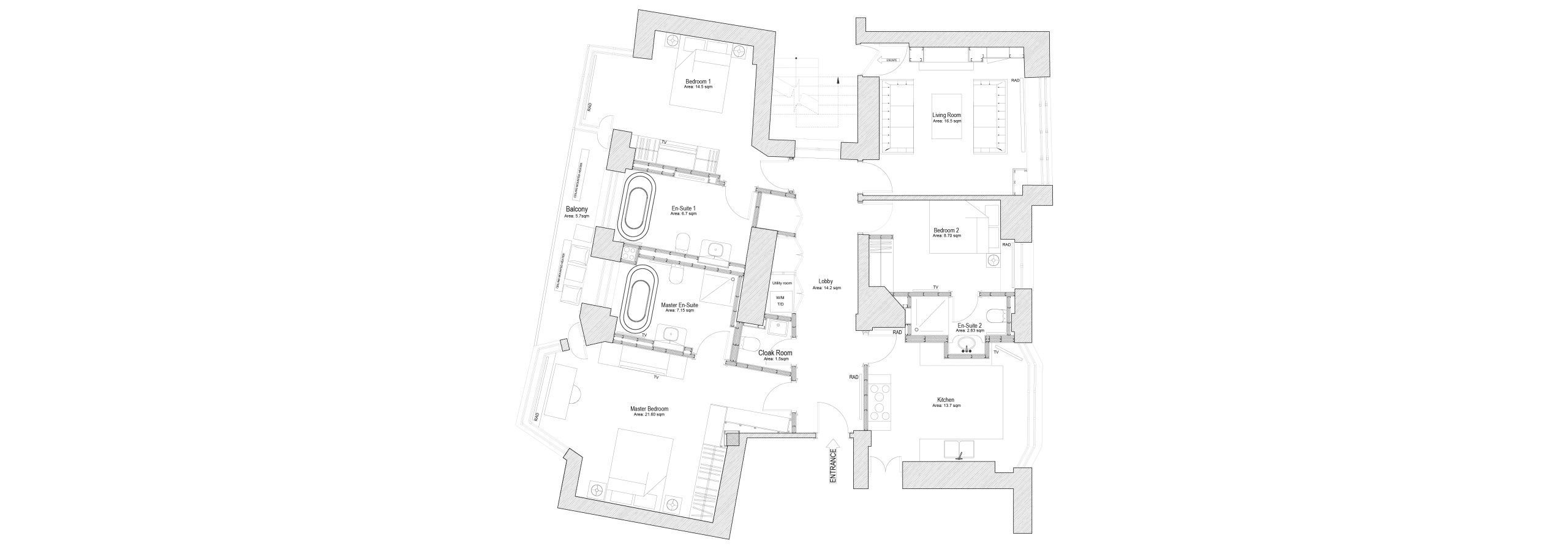 parkside 2 floor plan before