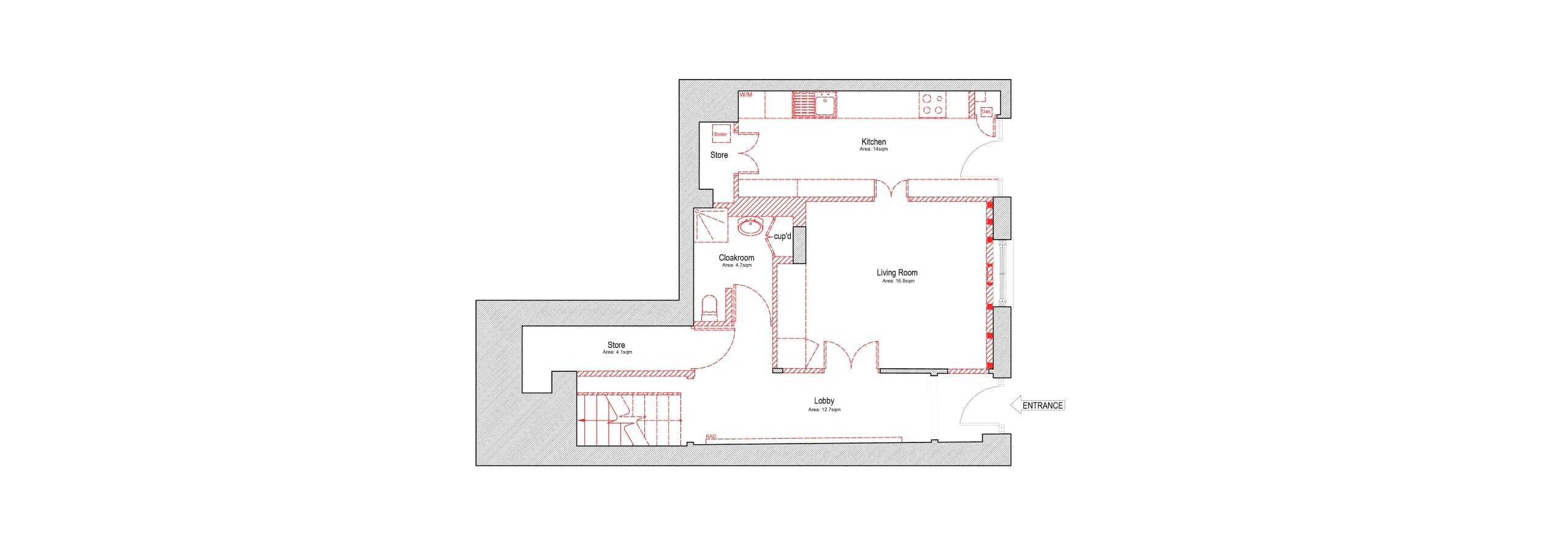 york terrace 2 ground floor plan after