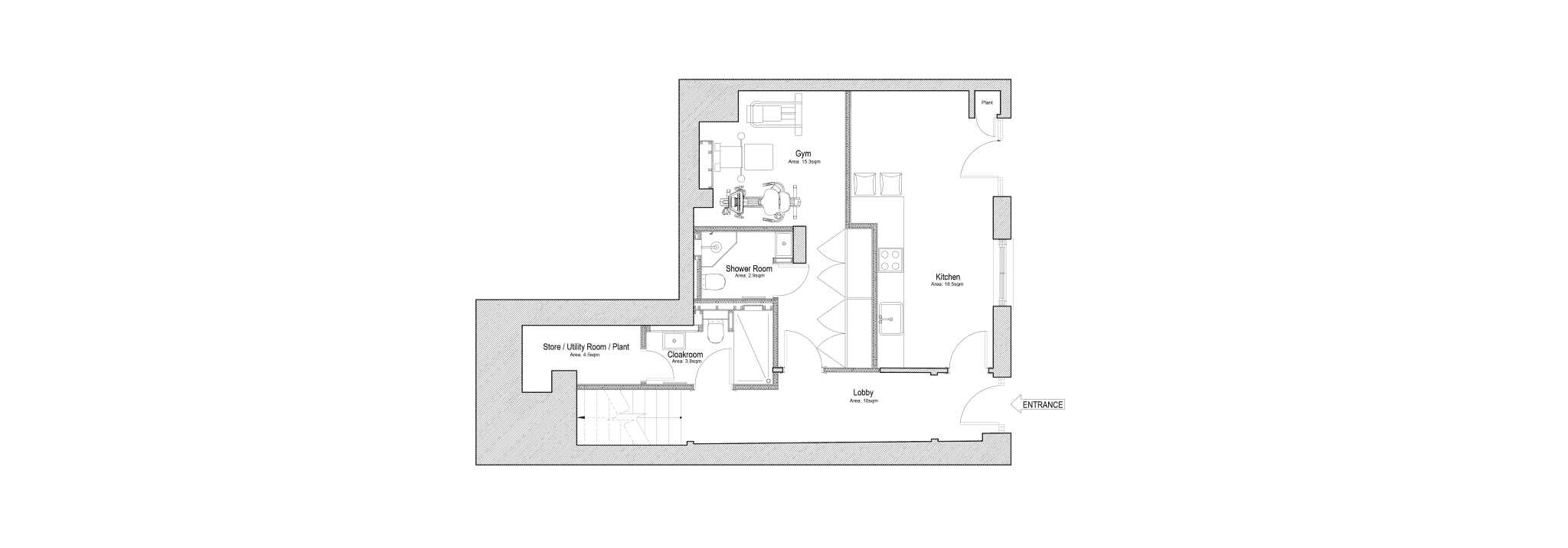 york terrace 2 ground floor plan before