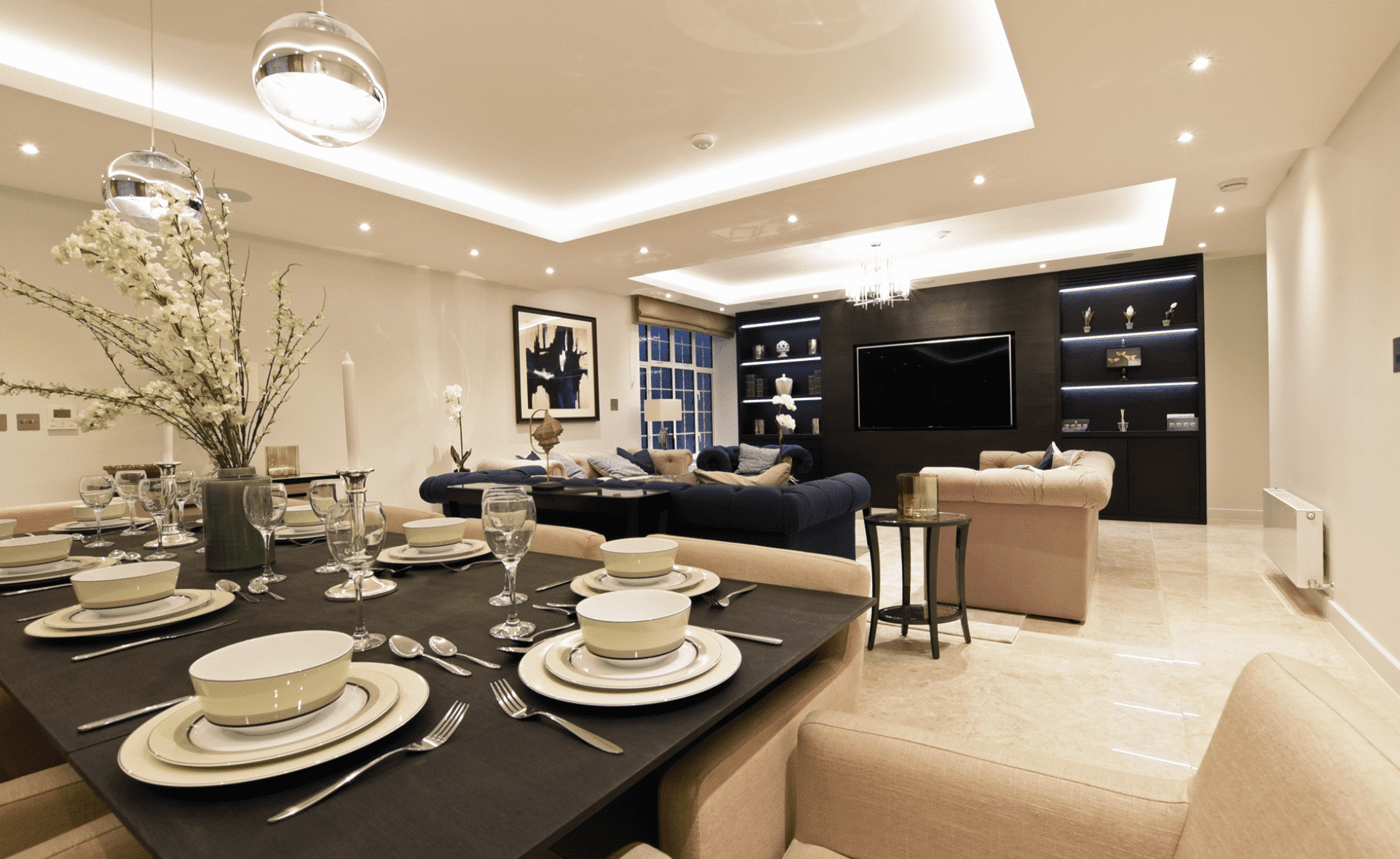 Berkeley Court 2 Open Plan Living Room