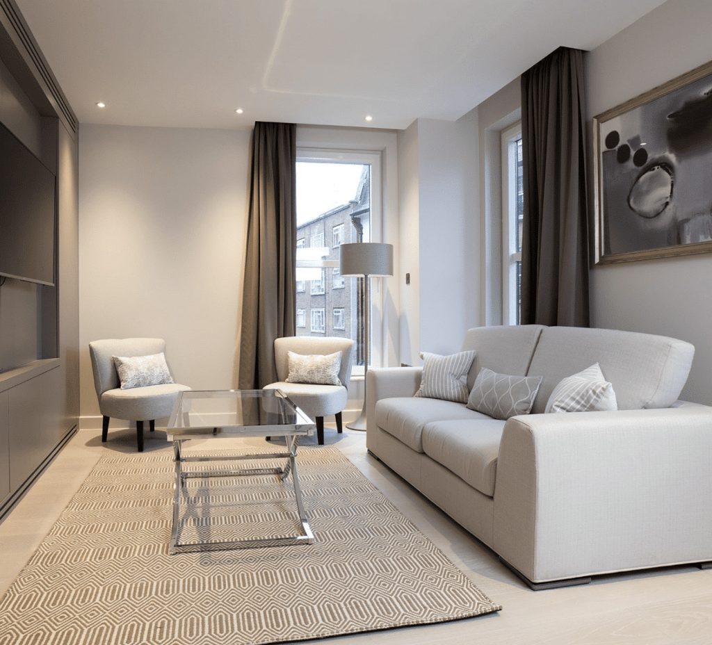 Vauxhall Bridge Road Living Room Side View Featured