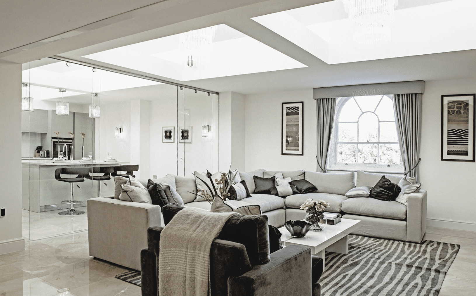 Stylish Transitional Interior Architecture in Marylebone