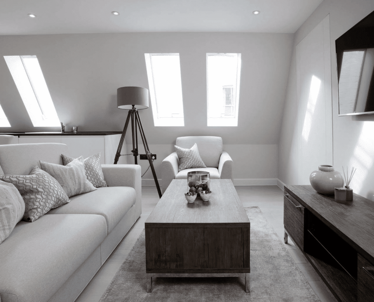 Modern Minimalist Loft Design by Architects in Barnes, Featuring Contemporary Style and Innovative Space Optimisation