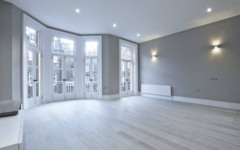 Green Street Mayfair Living Space, Showcasing Modern Elegance and Spacious Interior Design