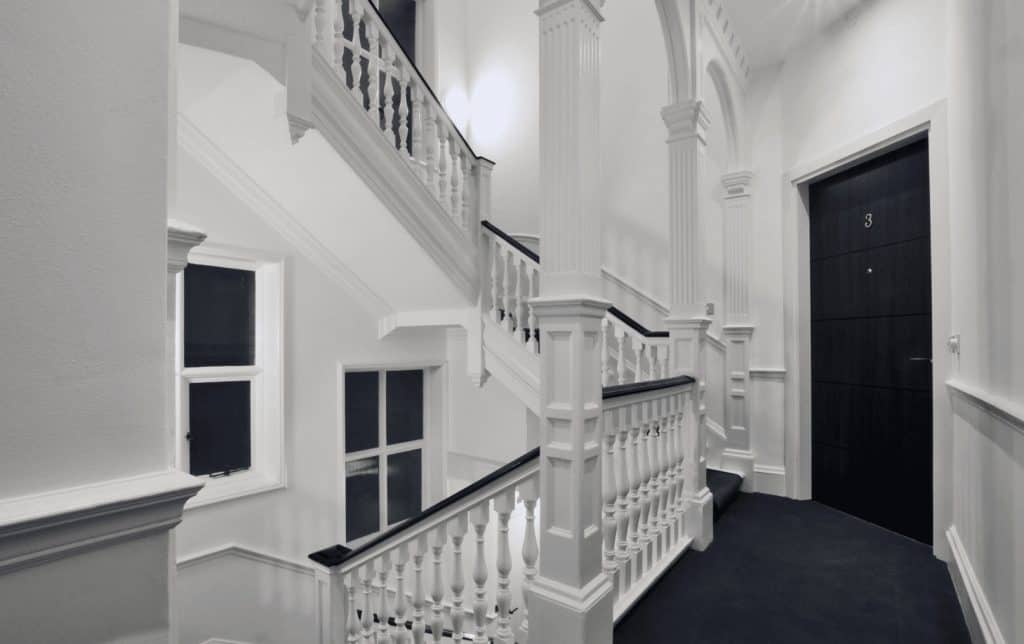 Green Street Mayfair Staircase Architecture, Highlighting Sophisticated Design and Expert Craftsmanship