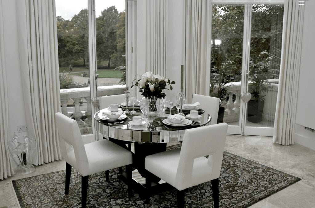 Hyde Park Gate Dining Room, Featuring Luxurious Interiors with Modern and Elegant Design