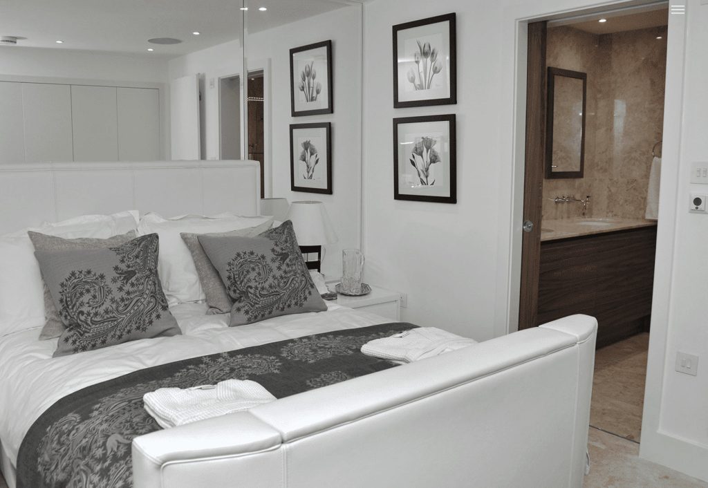 Hyde Park Gate Bedroom, Featuring Elegant Interior Design and Luxurious Finishes