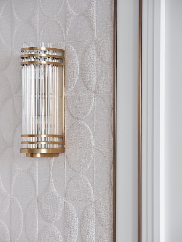 Bespoke contemporary lighting design with modern sculptural fixtures