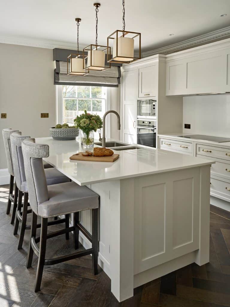 White Contemporary Kitchen Interior Design