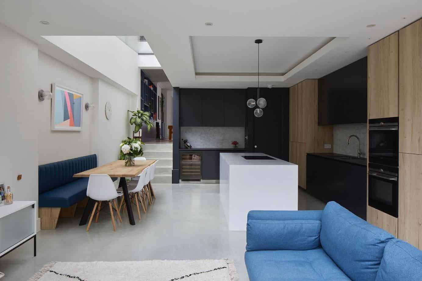 Open-Plan Interior Design in Southwark | Spacious and Modern Layouts Open-Plan Interior Design in Southwark, Combining Modern Aesthetics with Spacious and Functional Layouts
