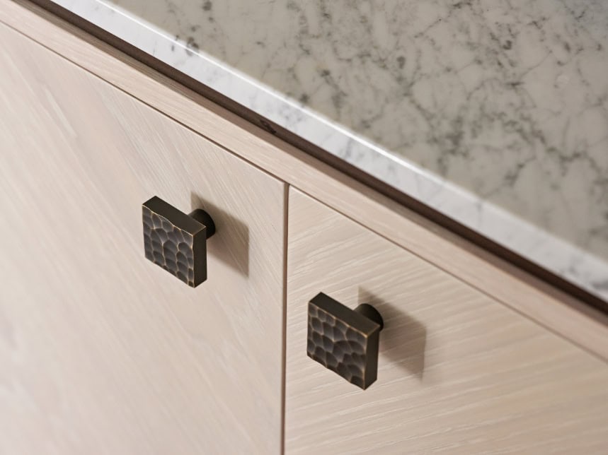 Bespoke cabinets at Westmark Tower with custom luxury finishes